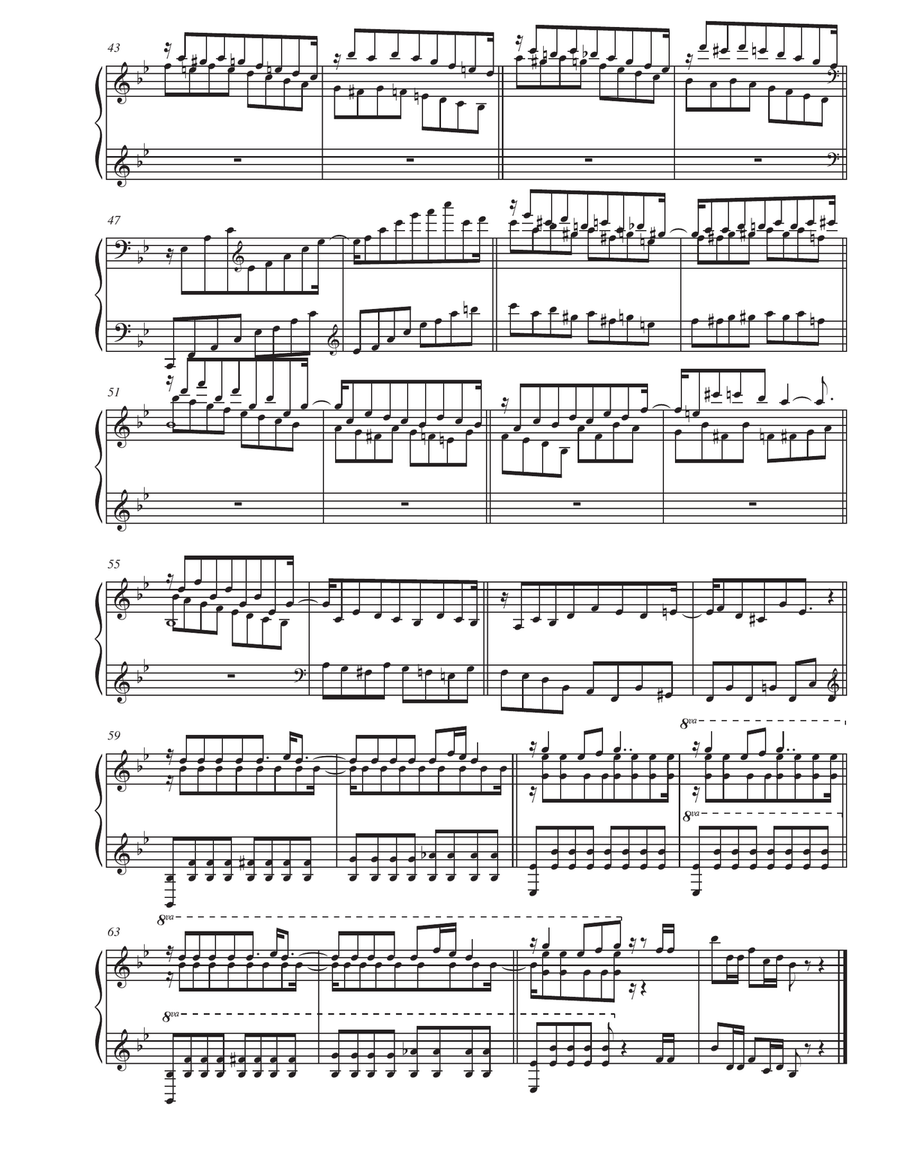 Czerny Op 740 #’s 36, 38-49, 21 Arrangements for Ballet Class Piano Solo scores gallery preview page 6