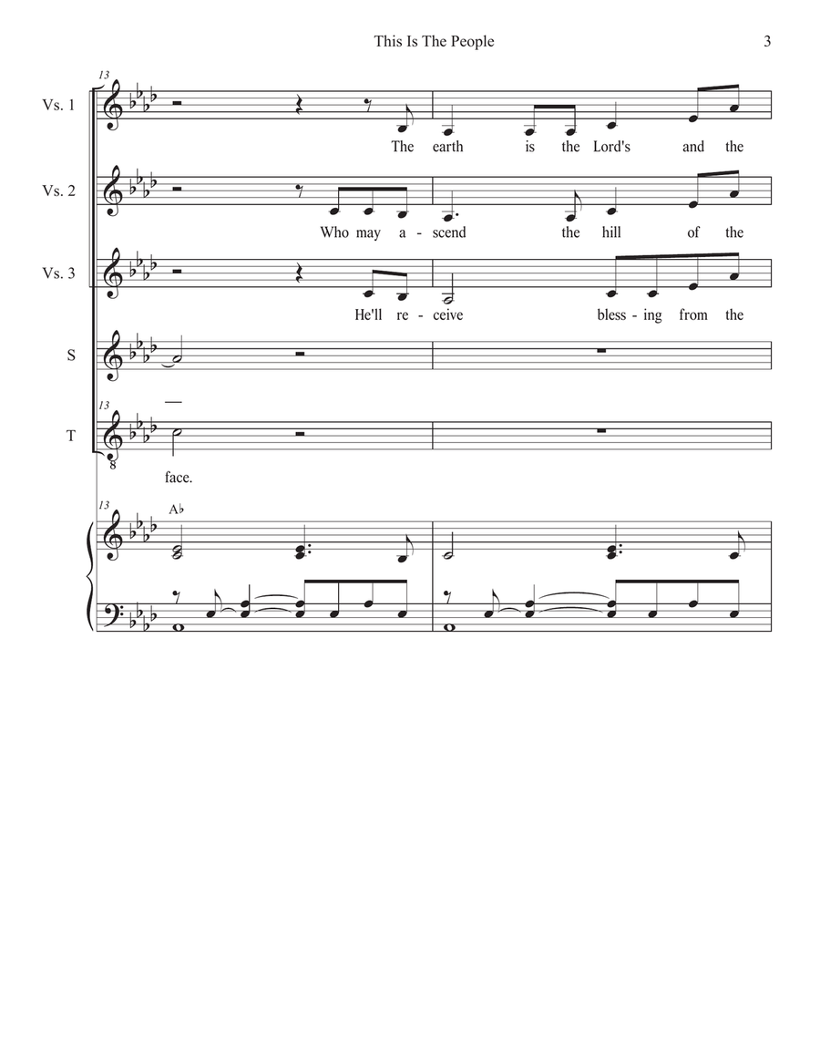 This Is The People (2-part choir - (Soprano and Tenor) 2-Part scores gallery preview page 3