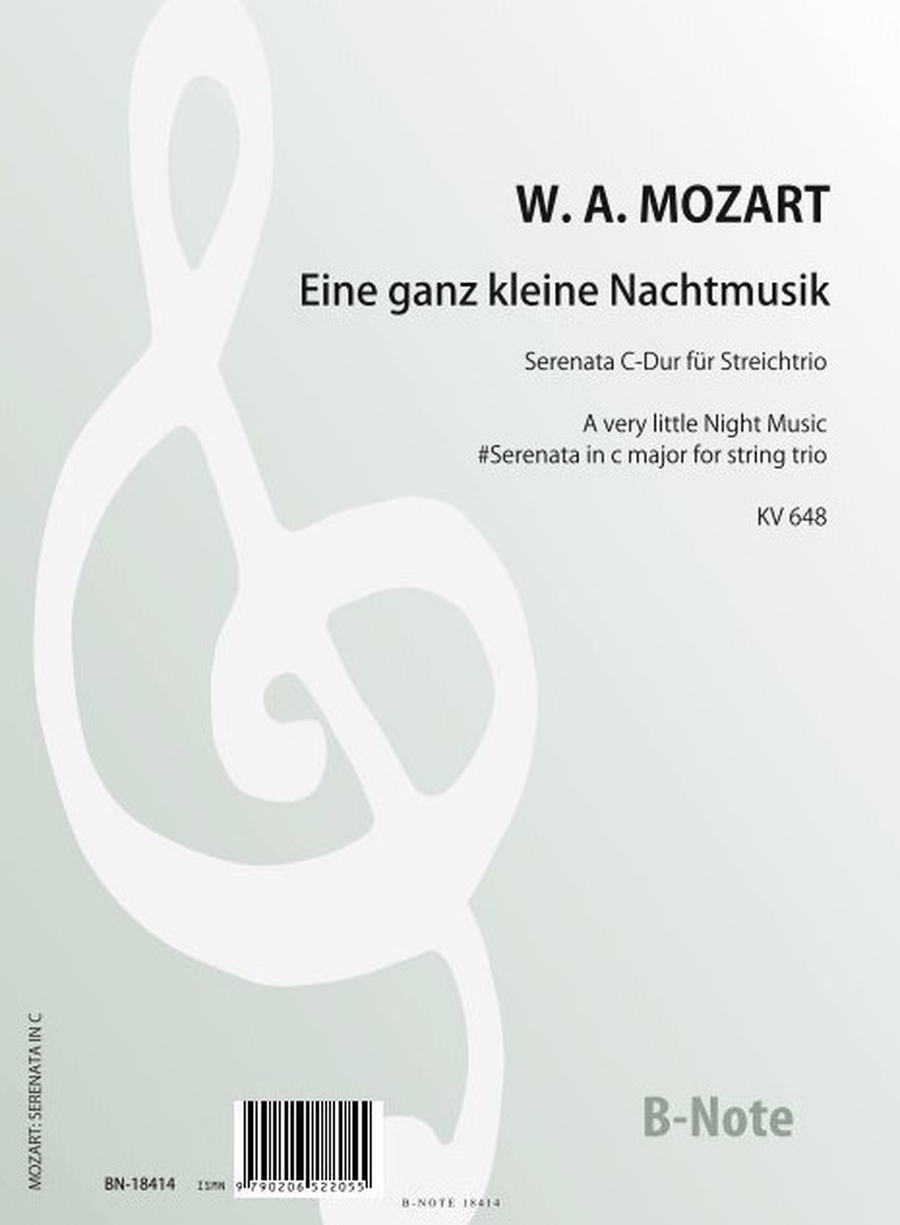 Eine ganz kleine Nachtmusik KV 648 Cello scores gallery preview page 1