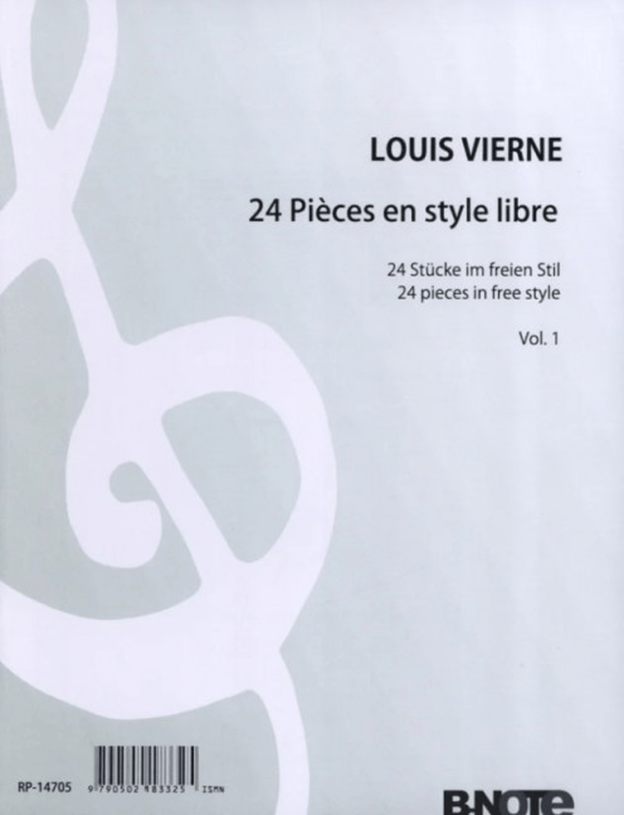 24 Pieces en style libre 1 op. 31 Vol. 1 Harmonium scores gallery preview page 1