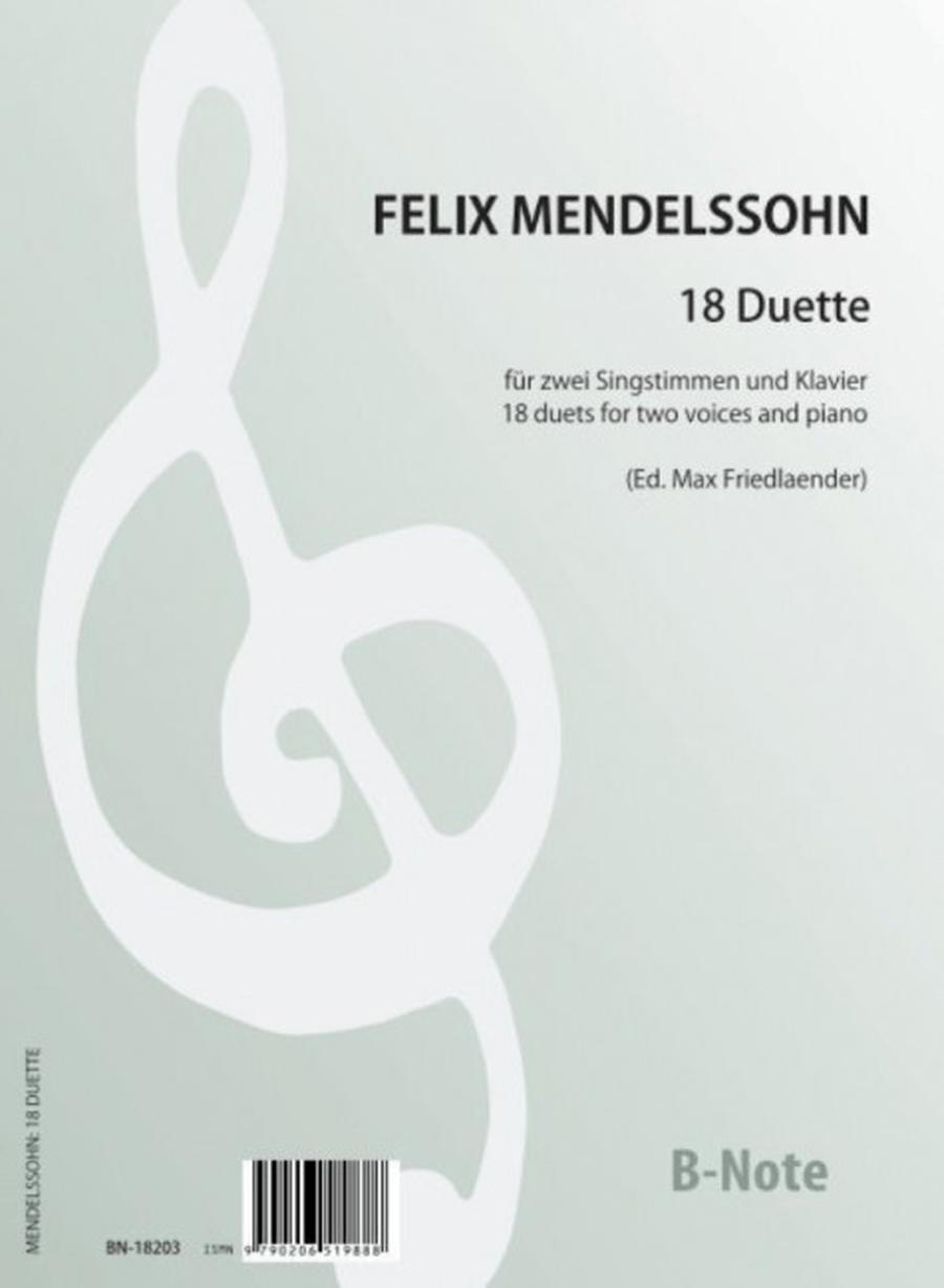 18 Duette 18 Duette Piano Accompaniment scores gallery preview page 1