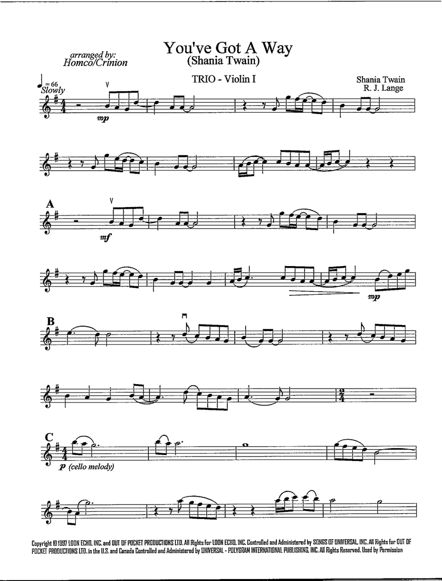 You've Got A Way You've Got A Way String Trio scores gallery preview page 2