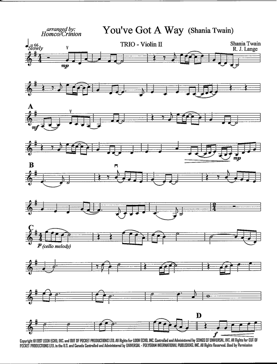 You've Got A Way You've Got A Way String Trio scores gallery preview page 4