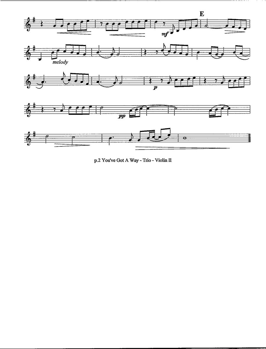 You've Got A Way You've Got A Way String Trio scores gallery preview page 5