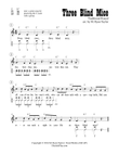 Three Blind Mice - Traditional Round