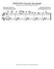 Ghostly Moonlight: Halloween Composition for Small or Beginner Harp
