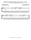 The Headless Horseman's Chase: Halloween Composition for Small or Beginner Harp