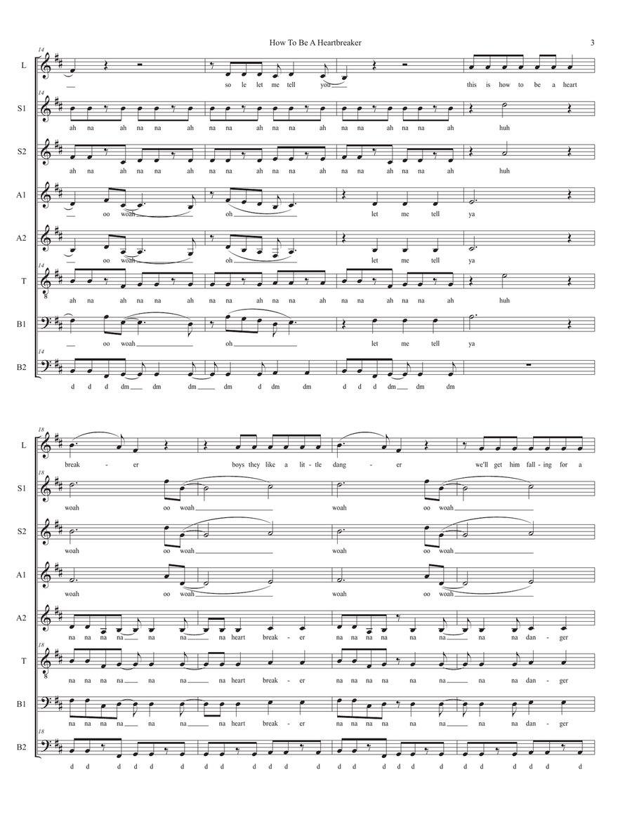 How To Be A Heartbreaker How To Be A Heartbreaker Divisi scores gallery preview page 3