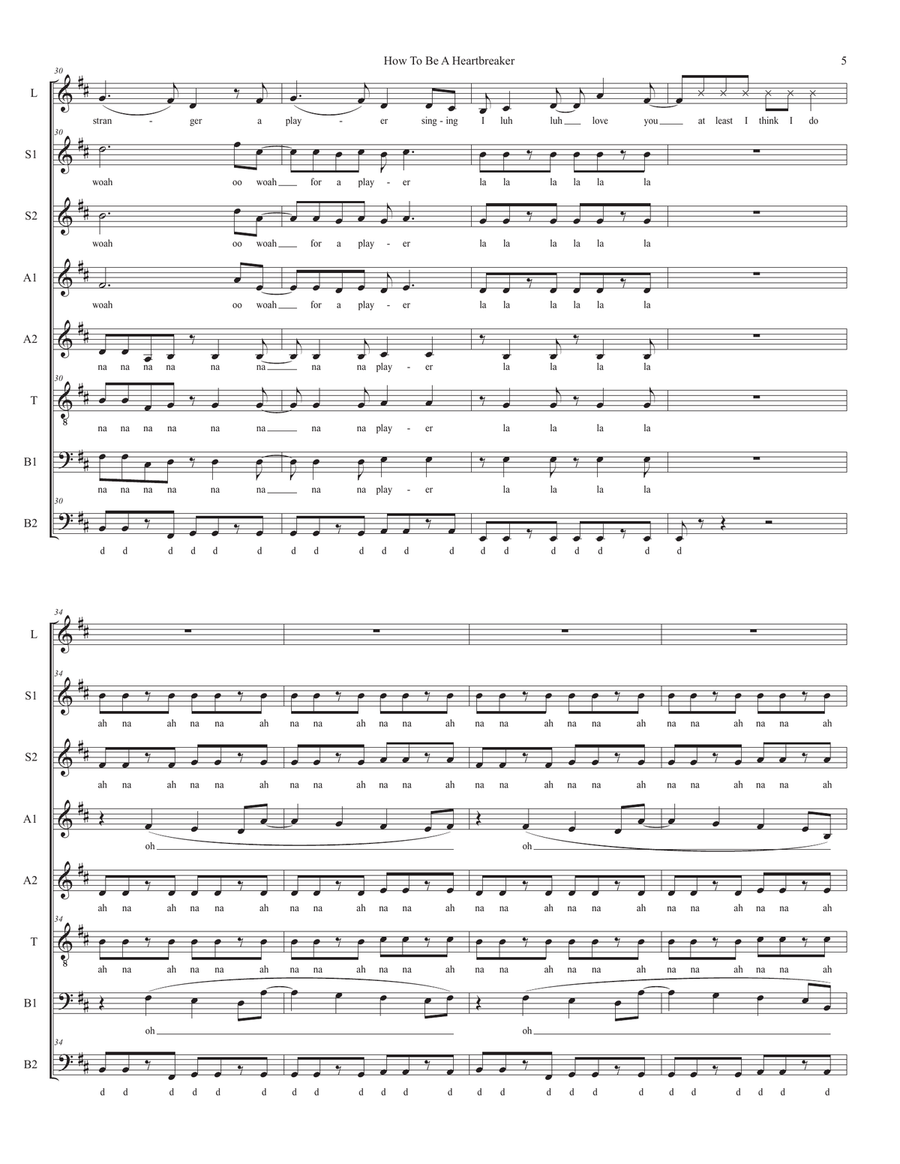 How To Be A Heartbreaker How To Be A Heartbreaker Divisi scores gallery preview page 5