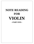 Note Reading for Violin