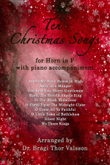 Ten Christmas Songs - Horn in F with Piano Accompaniment mini preview