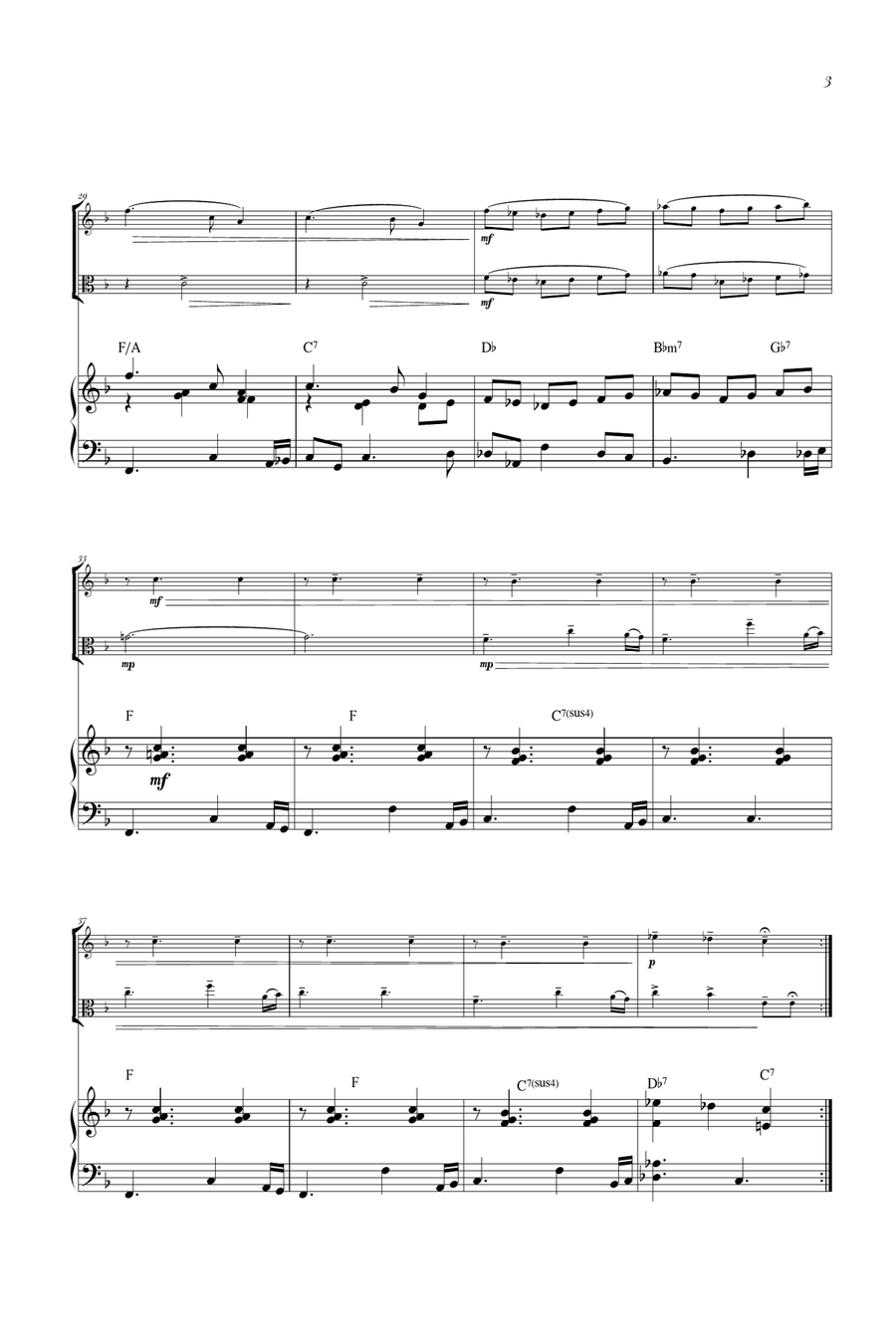 Silent night Silent night Piano scores gallery preview page 3