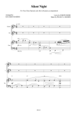Silent Night - For Voice Duet (Soprano and Alto) with Piano accompaniment
