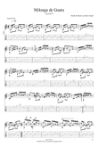 Milonga de Guaru op.4 no.2 in A minor