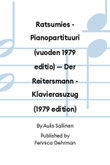 Ratsumies - Pianopartituuri (vuoden 1979 editio)