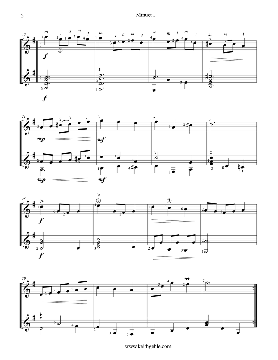 Three Tunes for Two Guitars, Volume 1 Acoustic Guitar scores gallery preview page 4
