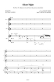 Silent Night - For Voice Trio (Soprano, Alto and Tenor) with Piano accompaniment