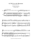Go Tell It on the Mountain (violin and piano)