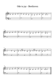 Ode to Joy (Easy piano)