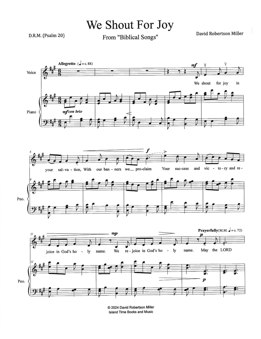We Shout For Joy We Shout For Joy Chamber Music scores gallery preview page 2