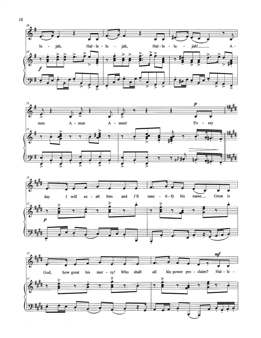 Biblical Songs / A Song Cycle Chamber Music scores gallery preview page 3