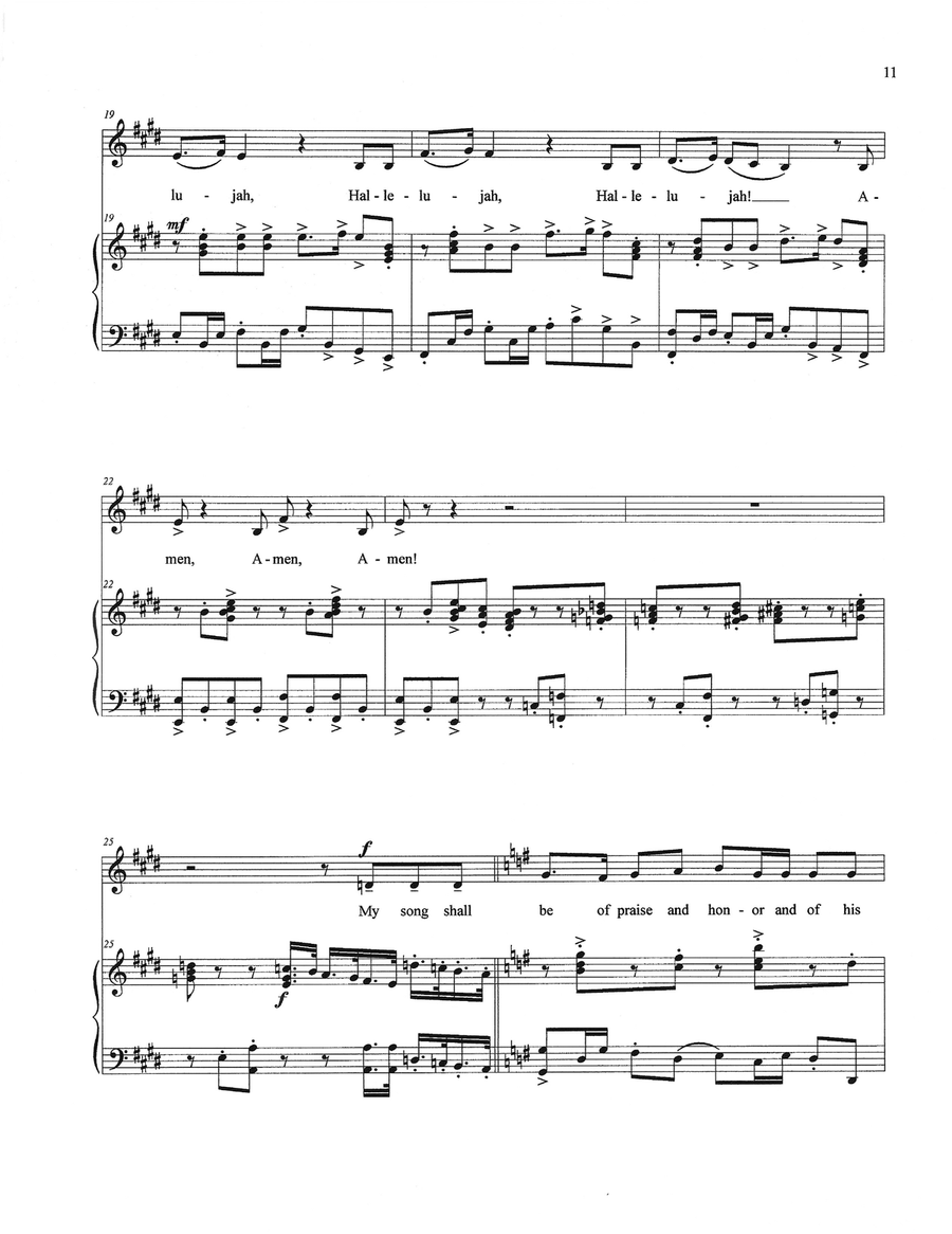 Biblical Songs / A Song Cycle Chamber Music scores gallery preview page 4