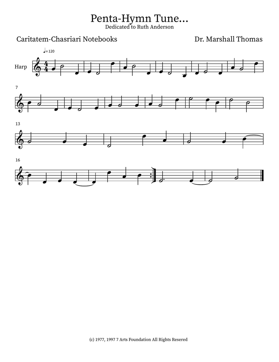 Penta-Hymn Tune... Penta-Hymn Tune... Small Ensemble scores gallery preview page 3