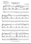 Cantabile n° 11 “Canzone Della Notte” (Op. 31)