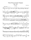Three Pieces for Timpani, Op. 160