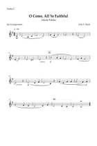 O Come, All Ye Faithful for String quartet String Quartet scores gallery preview page 4
