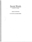 Secret Words - A Suite of Songs