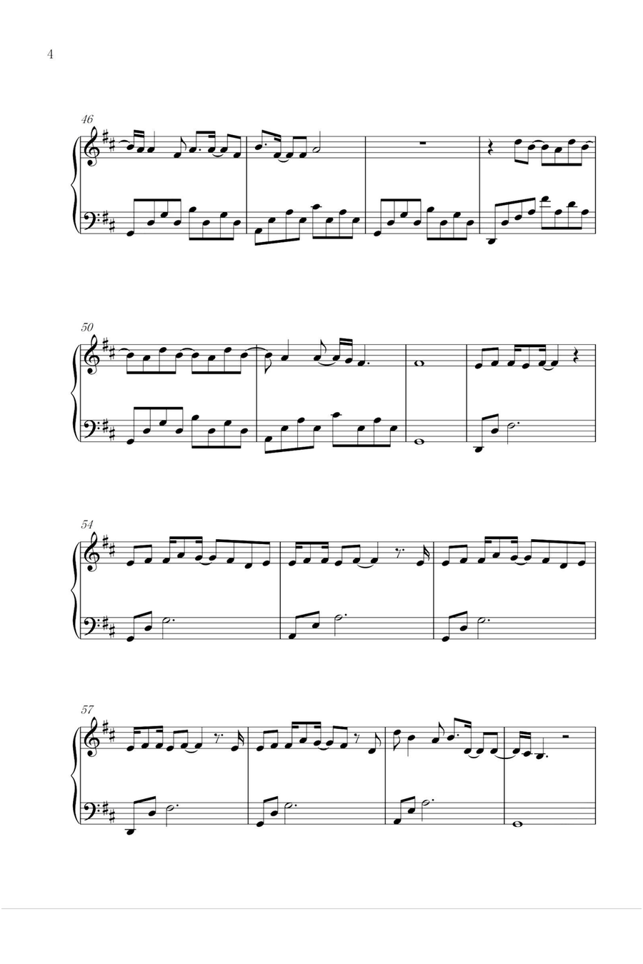 Matilda Matilda Piano Solo scores gallery preview page 4