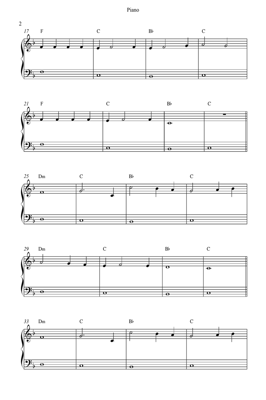 My Heart Will Go On (Love Theme From 'titanic') Easy Piano scores gallery preview page 2
