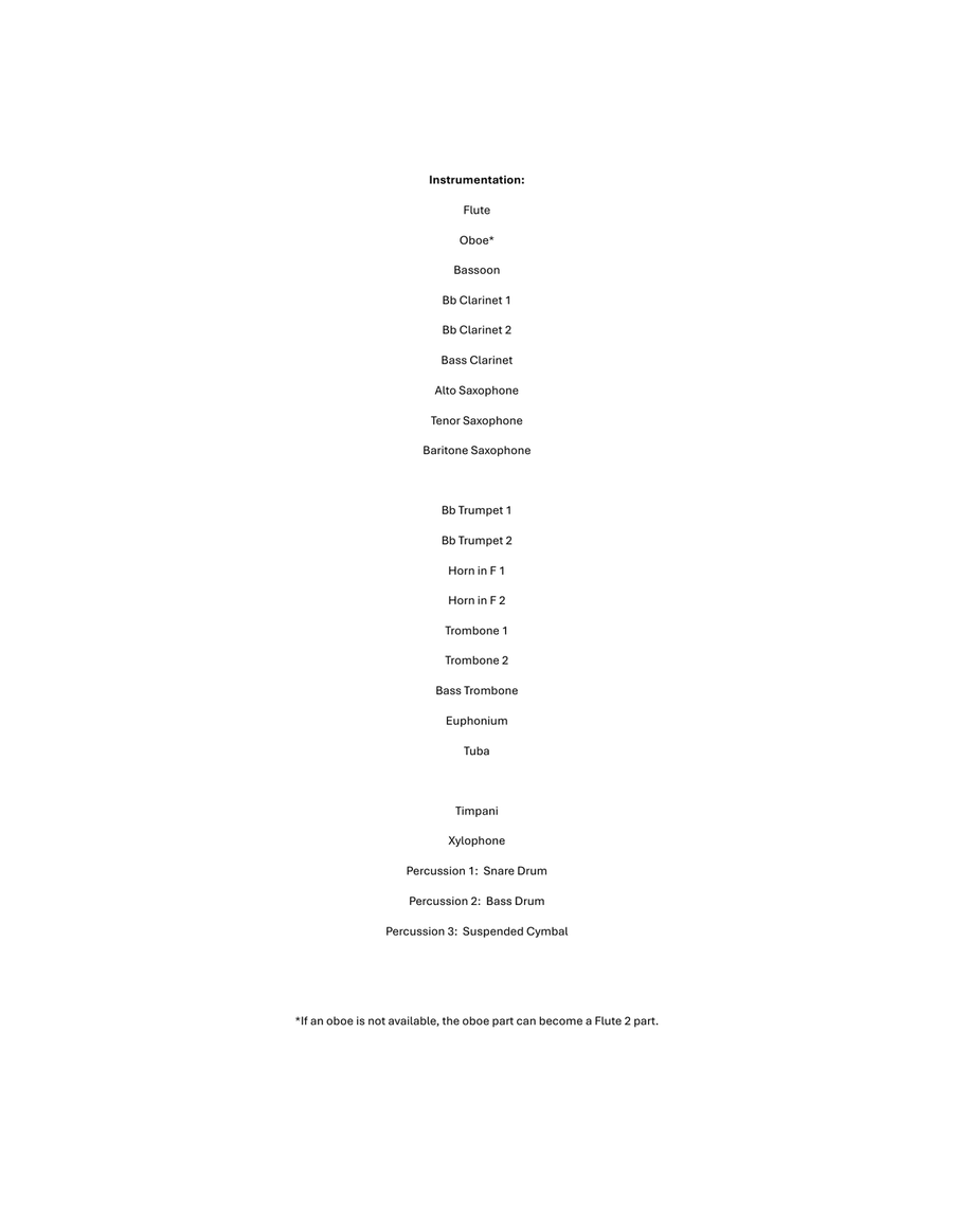 The Flight of Pegasus - Score Only Concert Band scores gallery preview page 3
