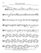 Hallelujah Viola scores gallery preview page 3