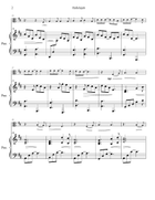 Hallelujah Viola scores gallery preview page 4