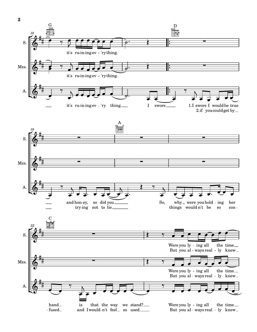 Linger Linger SSA scores gallery preview page 2