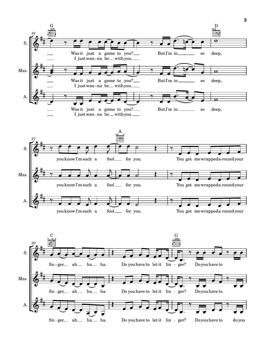 Linger Linger SSA scores gallery preview page 3