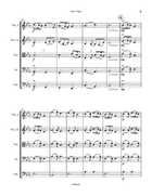 Silent Night - arr. for String Orchestra String Orchestra scores gallery preview page 3