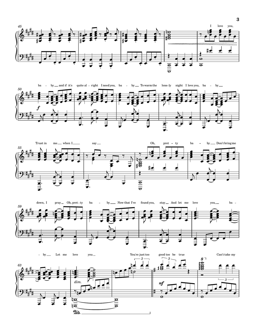 Can't Take My Eyes Off Of You Piano Solo scores gallery preview page 3