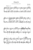Allegretto—Béla Bartók—Piano score
