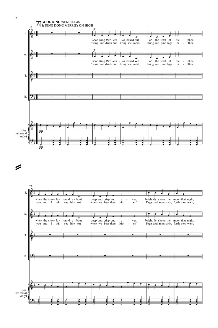 A Wondrous Noel A Wondrous Noel 4-Part scores gallery preview page 2