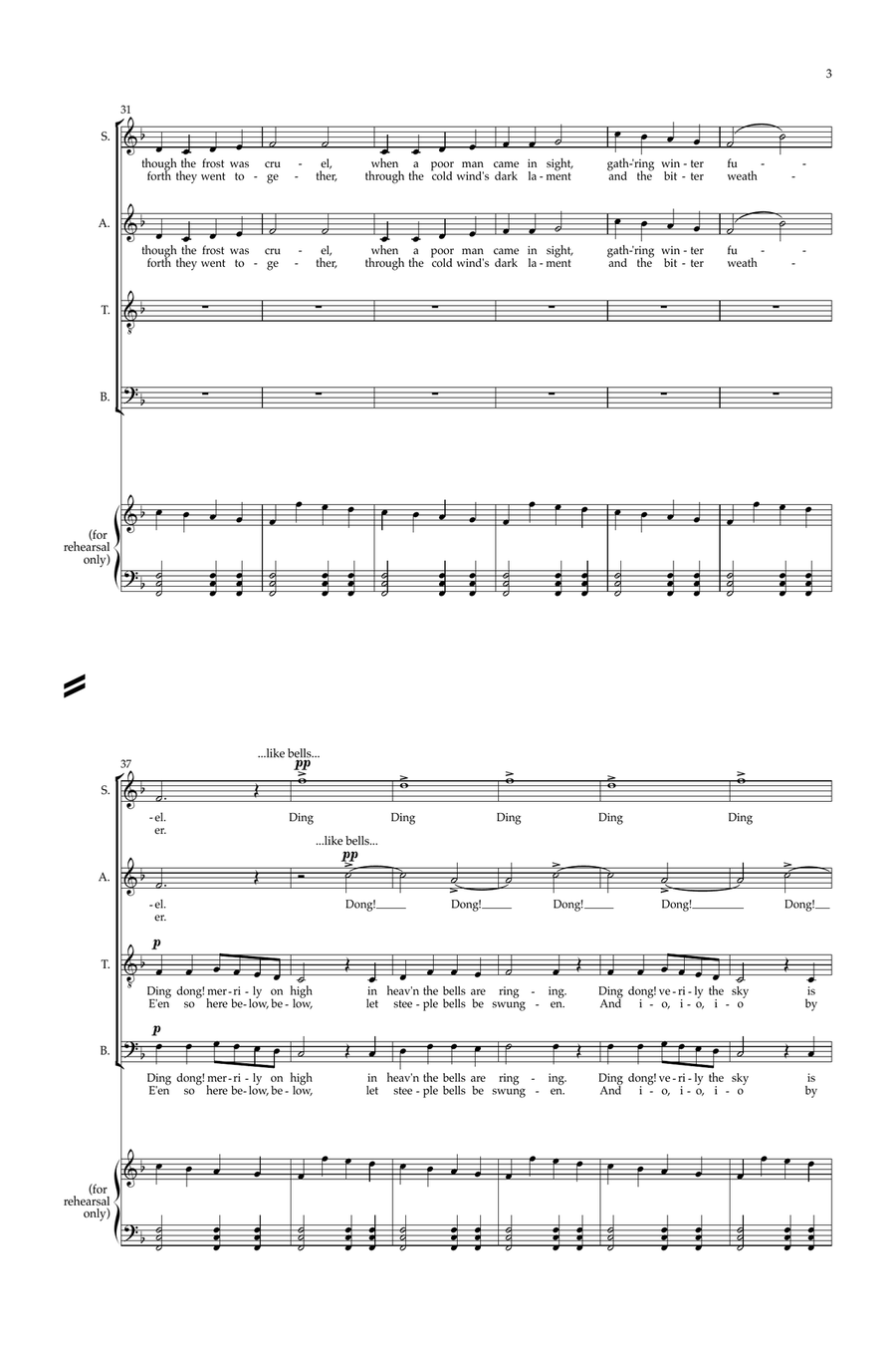 A Wondrous Noel A Wondrous Noel 4-Part scores gallery preview page 3