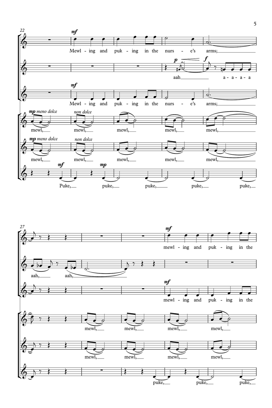 All The World's A Stage All The World's A Stage SSA scores gallery preview page 4