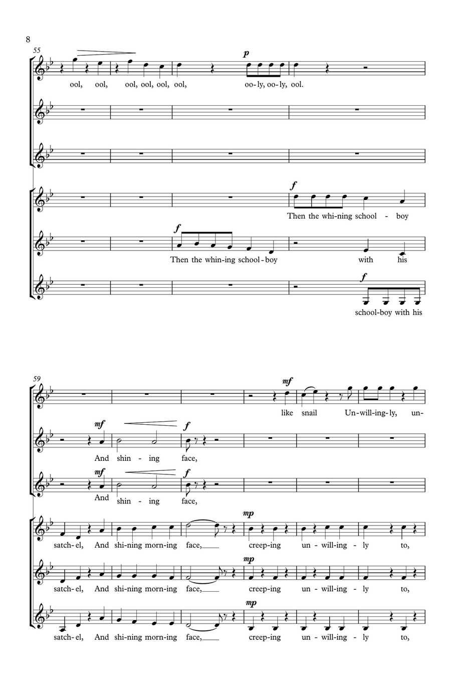 All The World's A Stage All The World's A Stage SSA scores gallery preview page 7