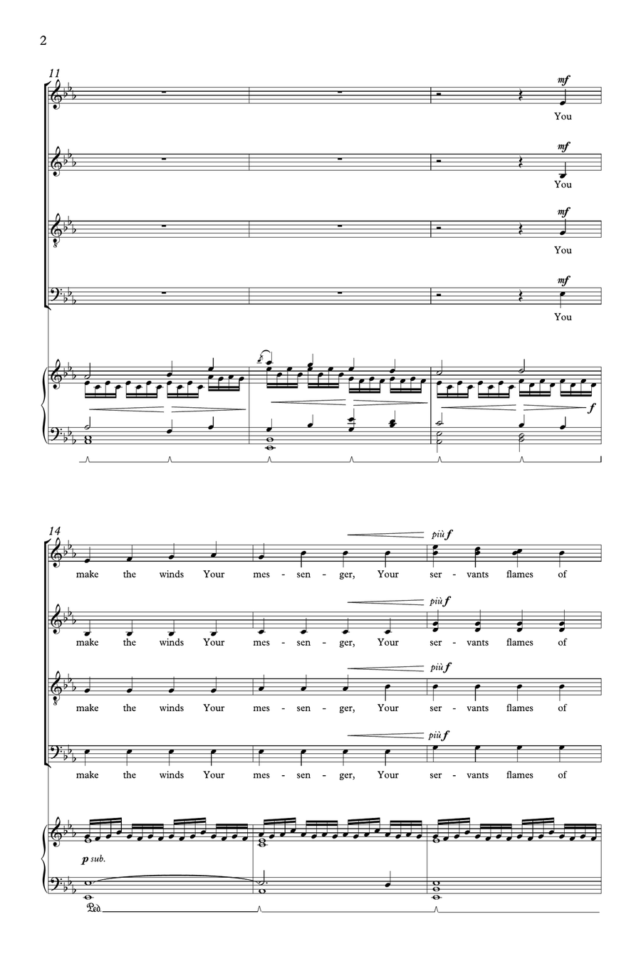 Per Ardua Ad Astra Per Ardua Ad Astra 4-Part scores gallery preview page 2