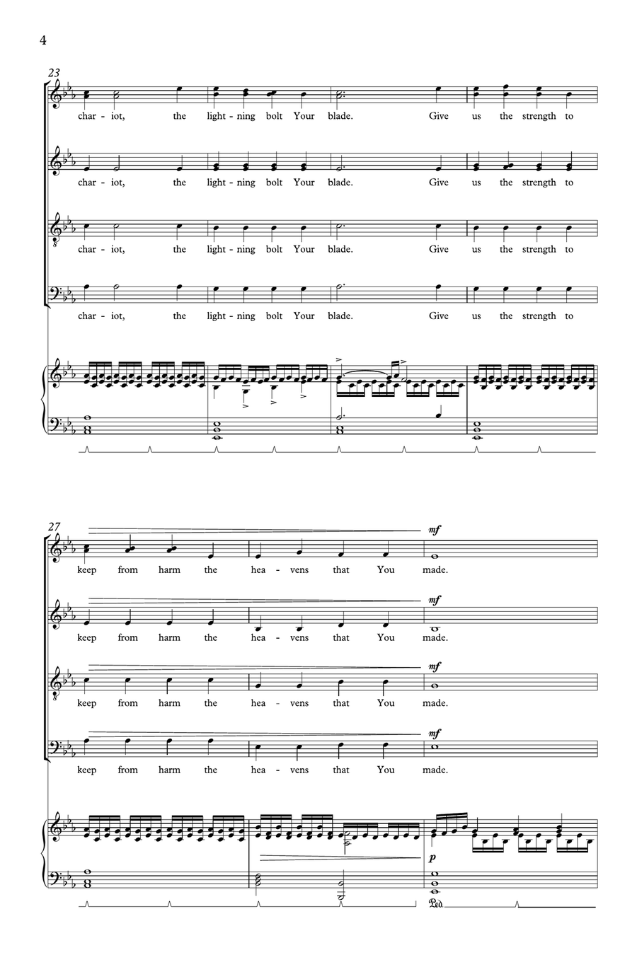 Per Ardua Ad Astra Per Ardua Ad Astra 4-Part scores gallery preview page 4