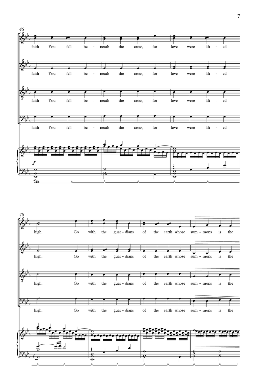 Per Ardua Ad Astra Per Ardua Ad Astra 4-Part scores gallery preview page 7