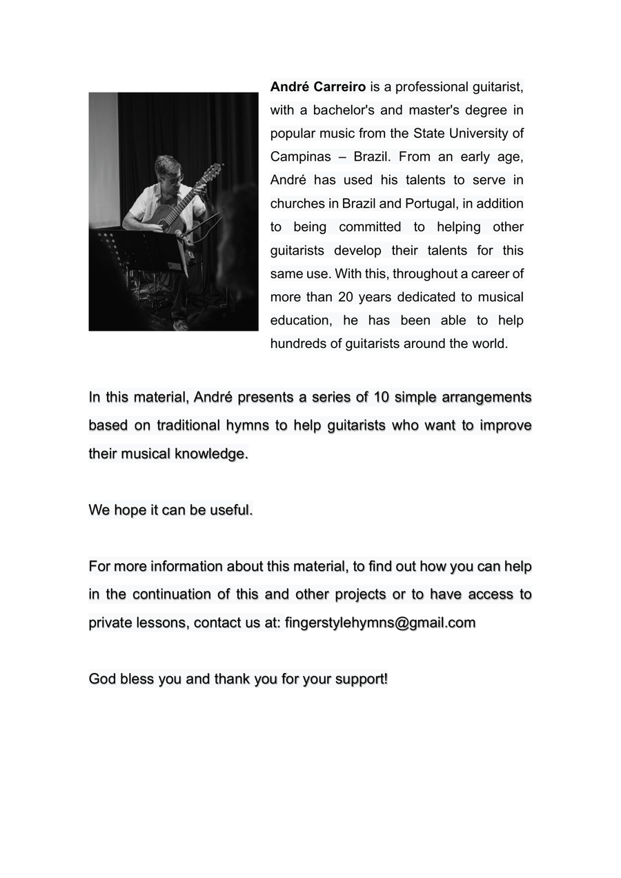 Fingerstyle Hymns - Beginners - Vol. 2 Acoustic Guitar scores gallery preview page 2