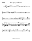 Star Spangled Banner - Flute II/Piccolo